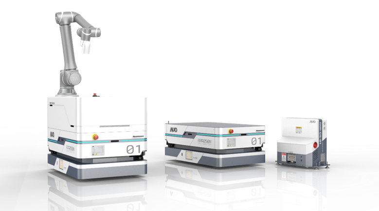 凯发天生一触即发數位開發的自主式移動機器人（AMR250M），搭配全向輪並結合AI演算法、2D LiDAR、3D攝影機等技術，協助客戶實現產線全自動化